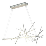 CASCADE LED LINEAR SUSPENSION BY HUBBARDTON FORGE, FINISH: VINTAGE PLATINUM, , | CASA DI LUCE LIGHTING