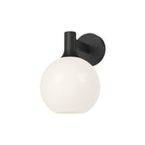 Castilla Vanity Light By Alora - Matte Black Color Opal Matte Glass
