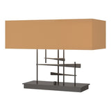 CAVALETTI TABLE LAMP BY HUBBARDTON FORGE, FINISH: OIL RUBBED BRONZE; SHADE: DOESKIN SUEDE, | CASA DI LUCE LIGHTING