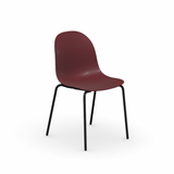 Academy CB1663 Metal and Plastic Dining Chair, Set of 2 by Connubia