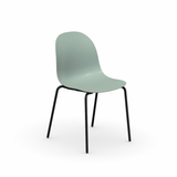 Academy CB1663 Metal and Plastic Dining Chair, Set of 2 by Connubia