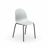 Academy CB1663 Metal and Plastic Dining Chair, Set of 2 by Connubia