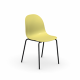 Academy CB1663 Metal and Plastic Dining Chair, Set of 2 by Connubia