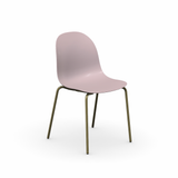 Academy CB1663 Metal and Plastic Dining Chair, Set of 2 by Connubia