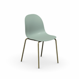 Academy CB1663 Metal and Plastic Dining Chair, Set of 2 by Connubia