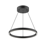 Cerchio Suspension By Kuzco, Size: 17'', Finish: Black