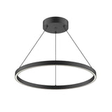 Cerchio Suspension By Kuzco, Size: 23'', Finish: Black
