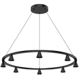 Black Dune Chandelier by Kuzco