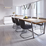 Chute Linear Cluster Suspension By Kuzco, Finish: Black