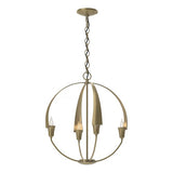 CIRQUE SMALL CHANDELIER BY HUBBARDTON FORGE, FINISH: MODERN BRASS, , | CASA DI LUCE LIGHTING