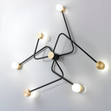 Constellation Wall Light By CVL, Finish: Satin Graphite, Color: Satin Brass