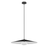 Cruz LED Pendant By Kuzco, Size: 1 Tier, Finish: Black