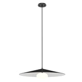 Cruz LED Pendant By Kuzco, Size: 1 Tier, Finish: Black