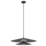 Cruz LED Pendant By Kuzco, Size: 2 Tier, Finish: Gray
