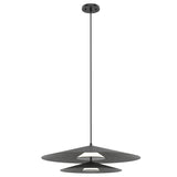 Cruz LED Pendant By Kuzco, Size: 2 Tier, Finish: Gray
