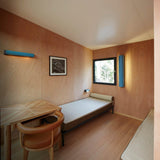 Anthracite Grey/Light Blue Applique Cylindrique Longue Wall Lamp by Nemo