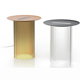 Carousel Charging Floor Lamp By Pablo, Finish: Bronze / Clear, Color: Black / Terracotta