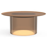 Carousel Table Lamp By Pablo, Size: Large, Finish: Clear, Color: Terracotta, Tray: Large