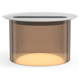 Carousel Table Lamp By Pablo, Size: Large, Finish: Bronze, Color: White, Tray: Large