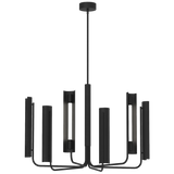 Carson Six Light Chandelier By Kelly Wearstler-Midnight Black