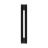 Carson Vanity Light Medium By Kelly Wearstler-Midnight Black Glowing