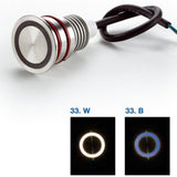 Cerchio Recessed Light By Egoluce - White Light in Garden With Wire