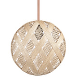 Chanpen Diamond Suspension By Forestier, Finish: Natural, Size: Small