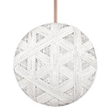 Chanpen Hehagon Suspension By Forestier, Size: Medium, Finish: White, , | Casa Di Luce Lighting
