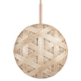 Chanpen Hehagon Suspension By Forestier, Size: Small, Finish: Natural, , | Casa Di Luce Lighting