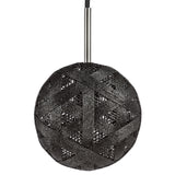 Chanpen Hehagon Suspension By Forestier, Size: X Small, Finish: Black, , | Casa Di Luce Lighting
