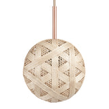 Chanpen Hehagon Suspension By Forestier, Size: X Small, Finish: Natural, , | Casa Di Luce Lighting