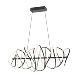 Collide Linear Pendant by Kuzco - Large, Black