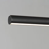 Continuum Linear Pendant Light By ET2 Large Black Detailed View