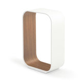 Contour LED Table Lamp by Pablo, Finish: White/Walnut, Size: Small, | Casa Di Luce Lighting
