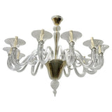 DOLFIN 1382 CHANDELIERBY VISTOSI, COLOR: GREY, FINISH: POLISH GOLD, NUMBER OF LIGHTS - 12, , | CASA DI LUCE LIGHTING