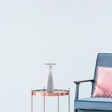 Dama Battery Operated Table Lamp, Finish: White