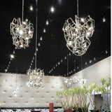 Delphinium Conical Chandelier by Brand Van Egmond - Nickel