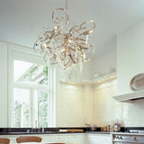 Delphinium Round Chandelier by Brand Van Egmond-100-Nickel