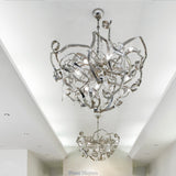 Delphinium Round Chandelier by Brand Van Egmond-100-Nickel