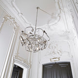 Delphinium Round Chandelier by Brand Van Egmond-120-Nickel