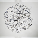 Delphinium Round Chandelier by Brand Van Egmond-120-Nickel