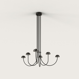 Dussa Chandelier By Aromas Del Campo, Finish: Black, Color: Matte Black