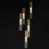 Reeds Multilight Pendant - 5 Lights Black BG