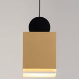 Medium Black/Gold Nob Pendant Light by ET2