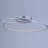 Matte Silver Cycle Flush Mount by ET2