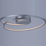 Matte Silver Cycle Flush Mount by ET2