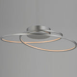 Matte Silver Cycle 24 inch Flush Mount by ET2