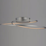 Matte Silver Cycle 24 inch Flush Mount by ET2