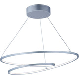 Small Matte Silver Cycle Suspension by ET2