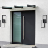 Black Traverse Outdoor Wall Light by ET2